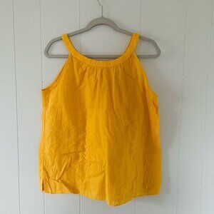 LOFT Bright Yellow Sleeveless Top